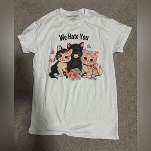 Women’s Graphic Kittens T-Shirt size small